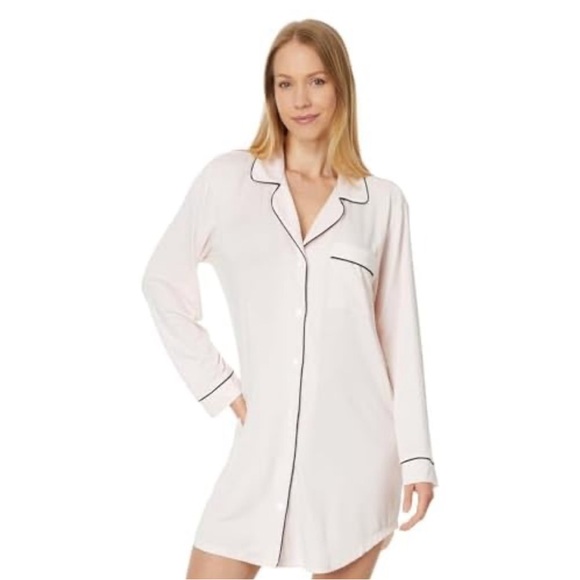 Eberjey Other - EBERJEY NIGHTGOWN SLEEPSHIRT TENCEL GISELE M NIGHT SHIRT  PALE PINK MEDIUM EUC